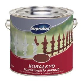 Supralux Koralkyd korr.gátló alapozó vörös  2,5 L