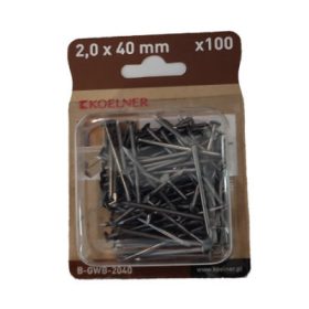 Huzalszeg  2,0x40 100db/csomag