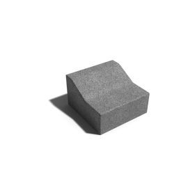 K szegélykő 24x25x15/10cm szürke     72db/raklap