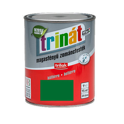 Trinát magasfényű zománc sötétzöld  /601/   1 L
