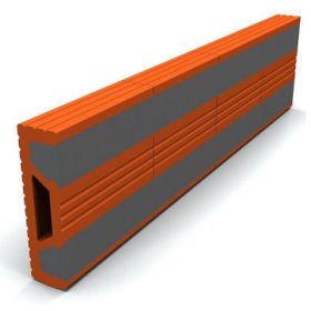 Kerámia kéregelemes elemmagas áthidaló  1.25m