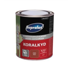 Supralux Koralkyd korr.gátló alapozó vörös 0,75 L