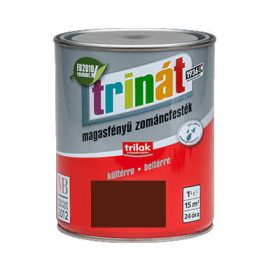 Trinát magasfényű zománc barna /501/      1 L
