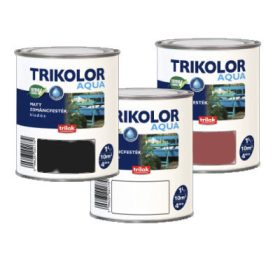 Trikolor aqua matt zománc festék fehér  1 L