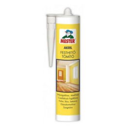 Mester akril átlátszó festhető tömítő  310ml