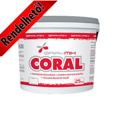 Graymix Coral Gördsz. Dörzsölt  2mm  fehér  25kg