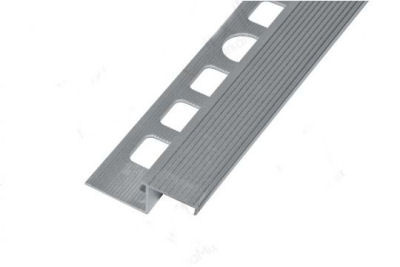 Élvédő  lépcsőprofil eloxált 10mm 2,5m