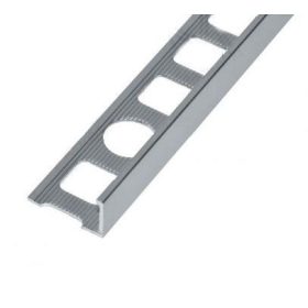 Élvédő eloxált aluminium L profil  8mm  2,5m