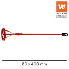 Keverőszár    80x400mm  piros       *