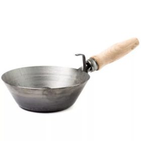 Kőműves serpenyő 200mm  acél