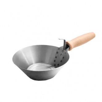 Kőműves serpenyő 160mm acél